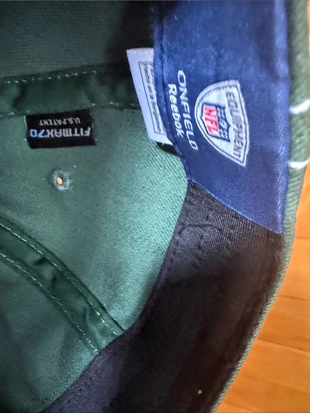Reebok Green Bay Packers NFL Equipment OnField Hat Green & Gold boys Fitmax 70